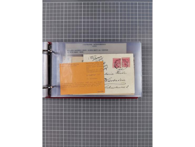 1891/1935 (ca.), umfangreiche Sammlung “DSP LINIE HAMBURG-SÜDAMERIKA I-LV” mit ca. 470 Briefen, Karten und GSK sowie wenigen 