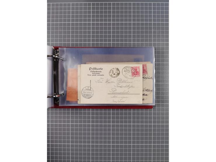 1891/1935 (ca.), umfangreiche Sammlung “DSP LINIE HAMBURG-SÜDAMERIKA I-LV” mit ca. 470 Briefen, Karten und GSK sowie wenigen 