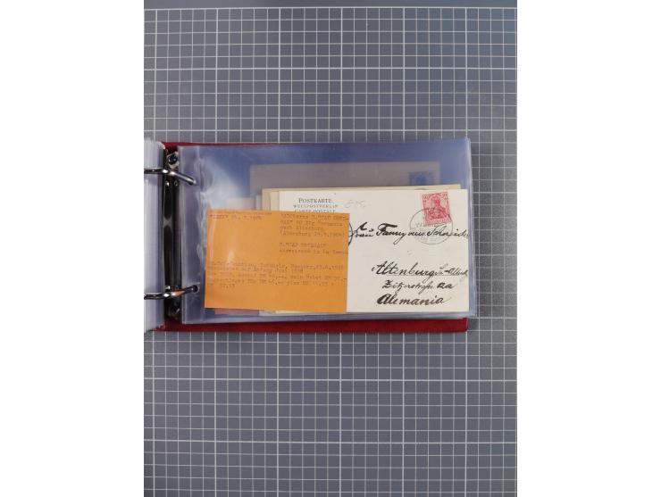 1891/1935 (ca.), umfangreiche Sammlung “DSP LINIE HAMBURG-SÜDAMERIKA I-LV” mit ca. 470 Briefen, Karten und GSK sowie wenigen 