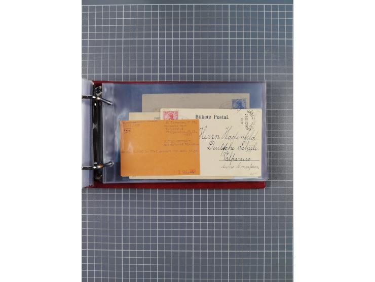 1891/1935 (ca.), umfangreiche Sammlung “DSP LINIE HAMBURG-SÜDAMERIKA I-LV” mit ca. 470 Briefen, Karten und GSK sowie wenigen 