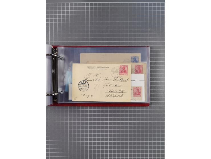 1891/1935 (ca.), umfangreiche Sammlung “DSP LINIE HAMBURG-SÜDAMERIKA I-LV” mit ca. 470 Briefen, Karten und GSK sowie wenigen 