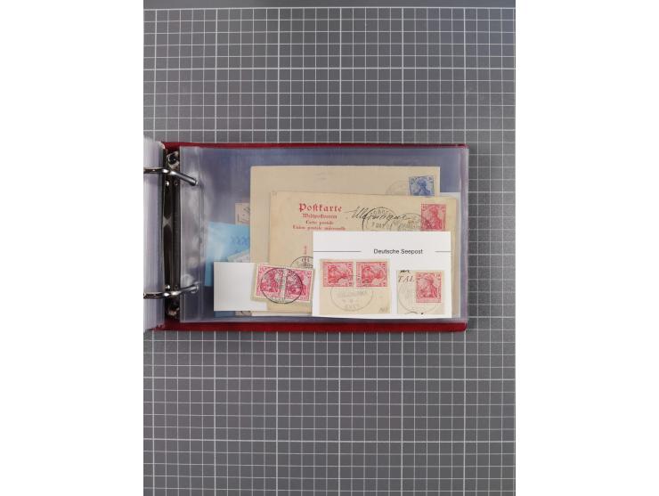 1891/1935 (ca.), umfangreiche Sammlung “DSP LINIE HAMBURG-SÜDAMERIKA I-LV” mit ca. 470 Briefen, Karten und GSK sowie wenigen 