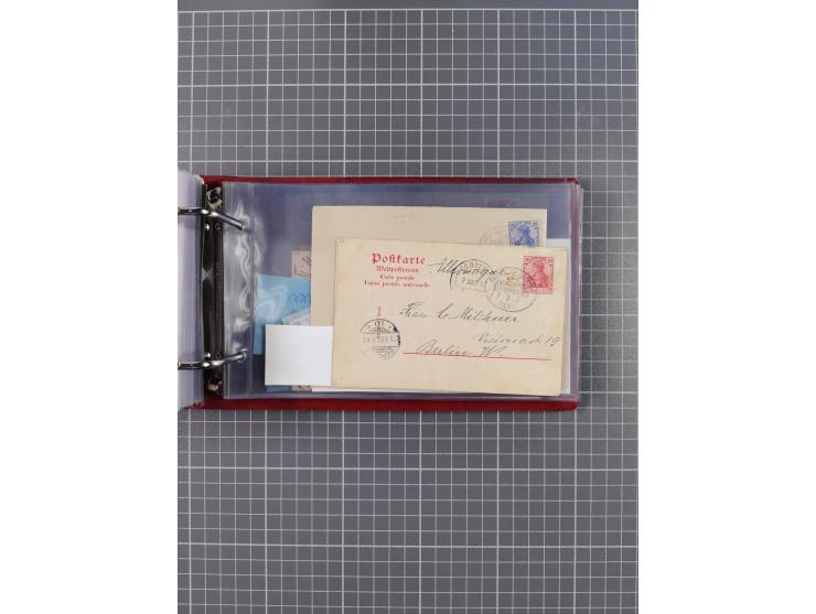 1891/1935 (ca.), umfangreiche Sammlung “DSP LINIE HAMBURG-SÜDAMERIKA I-LV” mit ca. 470 Briefen, Karten und GSK sowie wenigen 