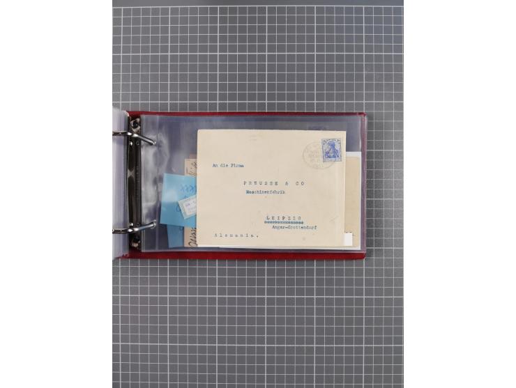 1891/1935 (ca.), umfangreiche Sammlung “DSP LINIE HAMBURG-SÜDAMERIKA I-LV” mit ca. 470 Briefen, Karten und GSK sowie wenigen 