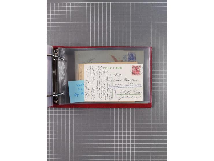 1891/1935 (ca.), umfangreiche Sammlung “DSP LINIE HAMBURG-SÜDAMERIKA I-LV” mit ca. 470 Briefen, Karten und GSK sowie wenigen 