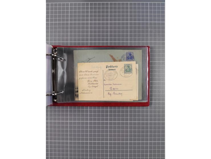 1891/1935 (ca.), umfangreiche Sammlung “DSP LINIE HAMBURG-SÜDAMERIKA I-LV” mit ca. 470 Briefen, Karten und GSK sowie wenigen 