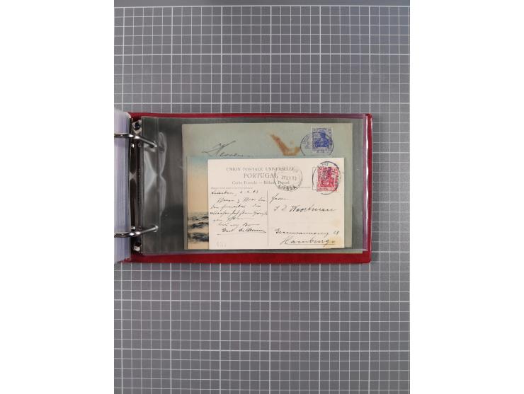 1891/1935 (ca.), umfangreiche Sammlung “DSP LINIE HAMBURG-SÜDAMERIKA I-LV” mit ca. 470 Briefen, Karten und GSK sowie wenigen 