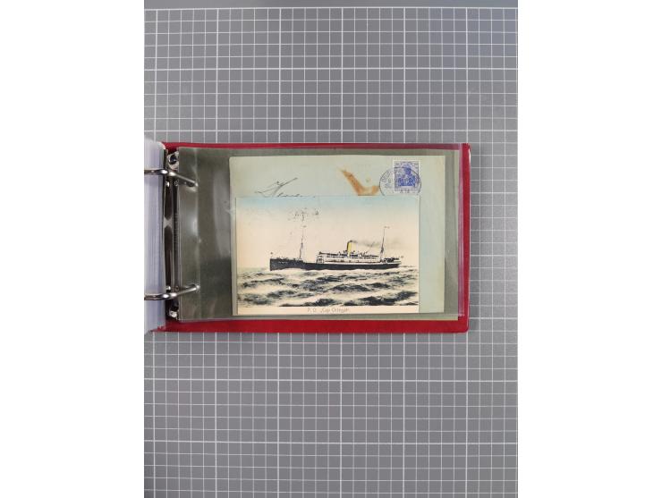 1891/1935 (ca.), umfangreiche Sammlung “DSP LINIE HAMBURG-SÜDAMERIKA I-LV” mit ca. 470 Briefen, Karten und GSK sowie wenigen 