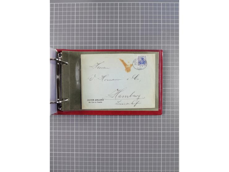 1891/1935 (ca.), umfangreiche Sammlung “DSP LINIE HAMBURG-SÜDAMERIKA I-LV” mit ca. 470 Briefen, Karten und GSK sowie wenigen 