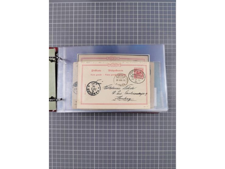1891/1935 (ca.), umfangreiche Sammlung “DSP LINIE HAMBURG-SÜDAMERIKA I-LV” mit ca. 470 Briefen, Karten und GSK sowie wenigen 