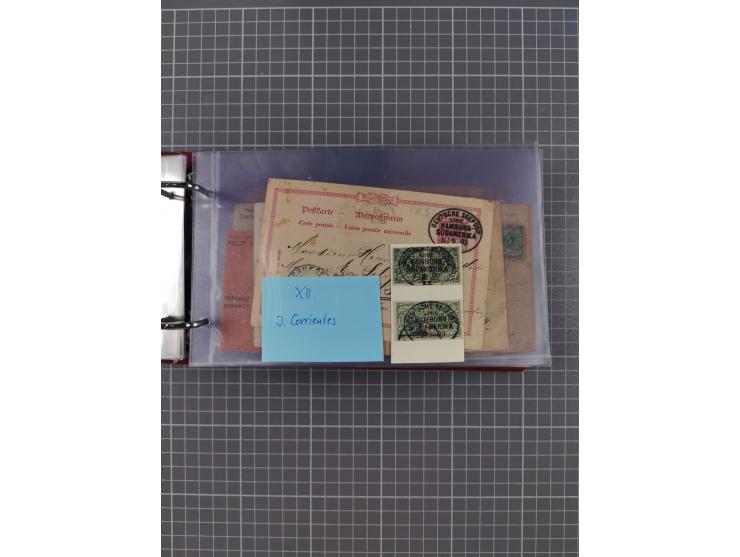 1891/1935 (ca.), umfangreiche Sammlung “DSP LINIE HAMBURG-SÜDAMERIKA I-LV” mit ca. 470 Briefen, Karten und GSK sowie wenigen 