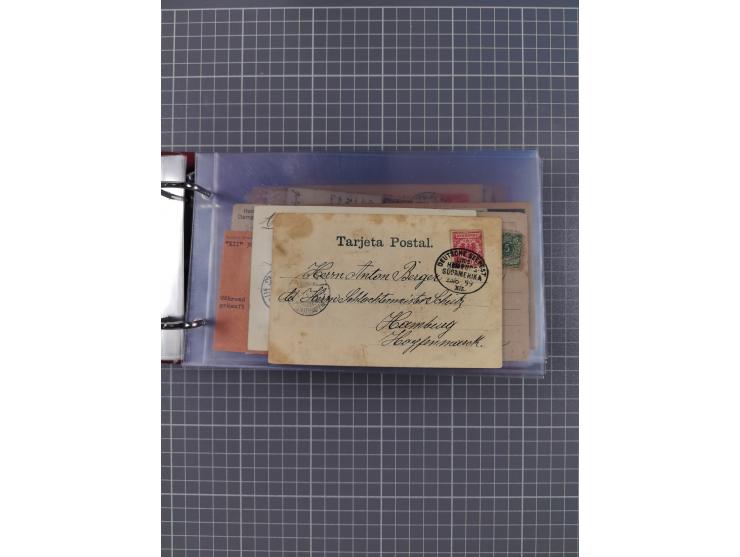 1891/1935 (ca.), umfangreiche Sammlung “DSP LINIE HAMBURG-SÜDAMERIKA I-LV” mit ca. 470 Briefen, Karten und GSK sowie wenigen 