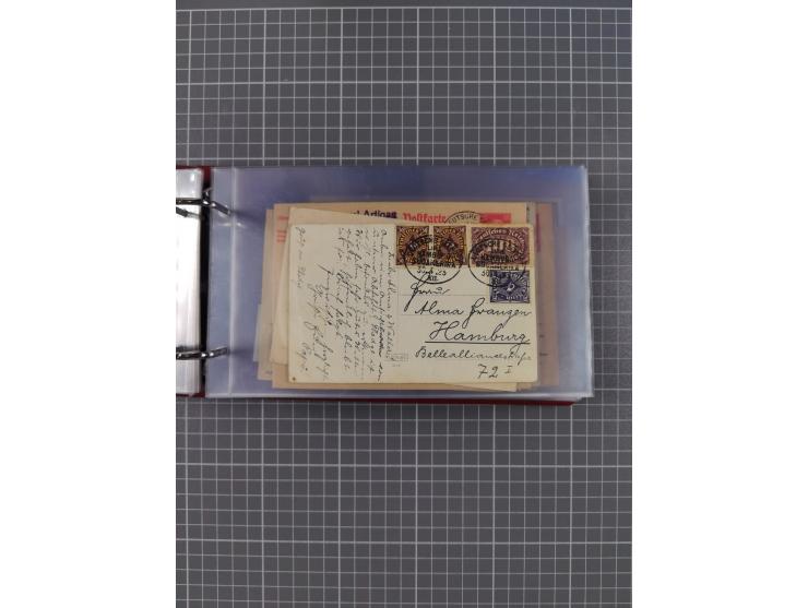 1891/1935 (ca.), umfangreiche Sammlung “DSP LINIE HAMBURG-SÜDAMERIKA I-LV” mit ca. 470 Briefen, Karten und GSK sowie wenigen 