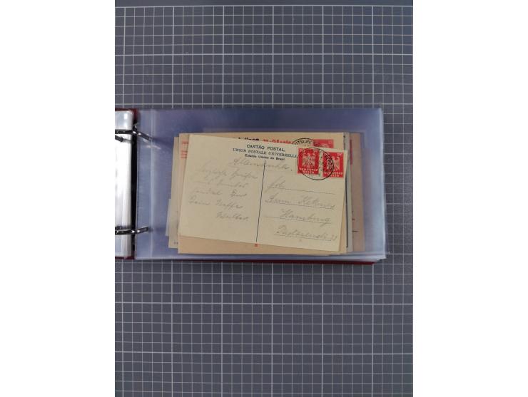 1891/1935 (ca.), umfangreiche Sammlung “DSP LINIE HAMBURG-SÜDAMERIKA I-LV” mit ca. 470 Briefen, Karten und GSK sowie wenigen 