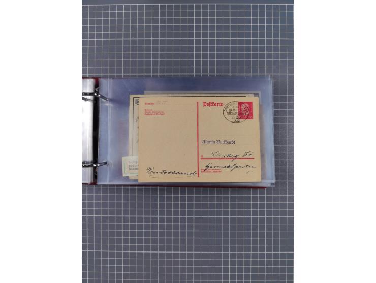 1891/1935 (ca.), umfangreiche Sammlung “DSP LINIE HAMBURG-SÜDAMERIKA I-LV” mit ca. 470 Briefen, Karten und GSK sowie wenigen 