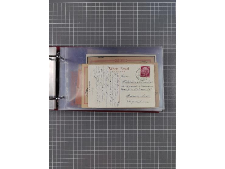 1891/1935 (ca.), umfangreiche Sammlung “DSP LINIE HAMBURG-SÜDAMERIKA I-LV” mit ca. 470 Briefen, Karten und GSK sowie wenigen 