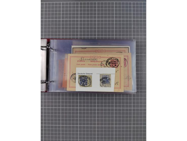 1891/1935 (ca.), umfangreiche Sammlung “DSP LINIE HAMBURG-SÜDAMERIKA I-LV” mit ca. 470 Briefen, Karten und GSK sowie wenigen 