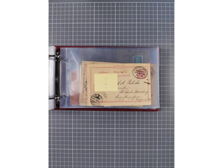 1891/1935 (ca.), umfangreiche Sammlung “DSP LINIE HAMBURG-SÜDAMERIKA I-LV” mit ca. 470 Briefen, Karten und GSK sowie wenigen 