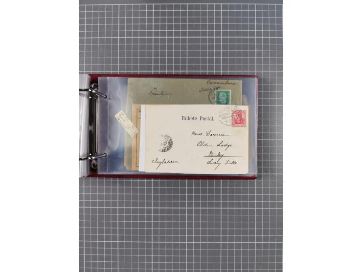 1891/1935 (ca.), umfangreiche Sammlung “DSP LINIE HAMBURG-SÜDAMERIKA I-LV” mit ca. 470 Briefen, Karten und GSK sowie wenigen 