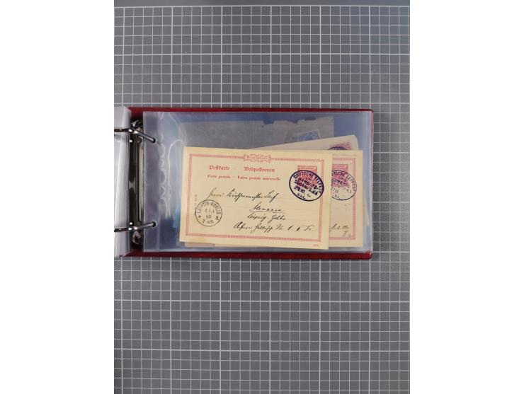 1891/1935 (ca.), umfangreiche Sammlung “DSP LINIE HAMBURG-SÜDAMERIKA I-LV” mit ca. 470 Briefen, Karten und GSK sowie wenigen 