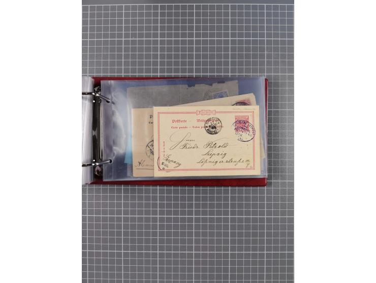 1891/1935 (ca.), umfangreiche Sammlung “DSP LINIE HAMBURG-SÜDAMERIKA I-LV” mit ca. 470 Briefen, Karten und GSK sowie wenigen 