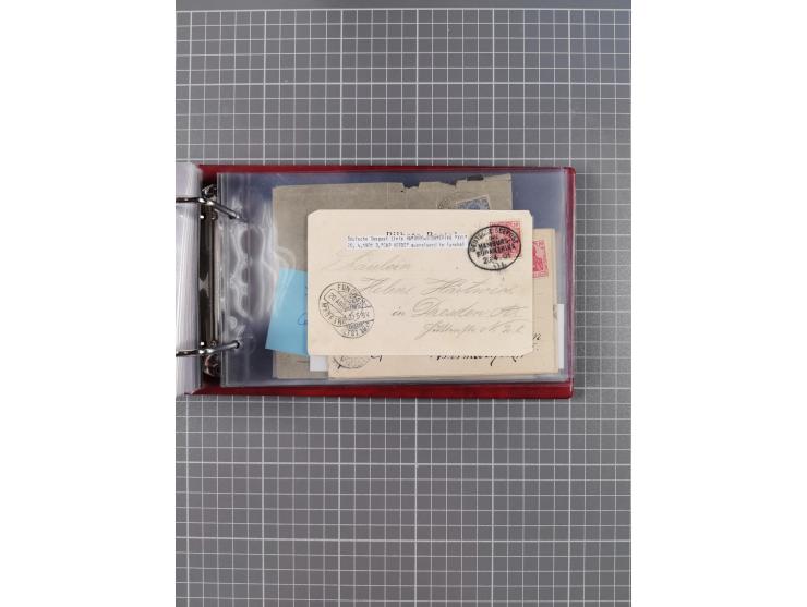 1891/1935 (ca.), umfangreiche Sammlung “DSP LINIE HAMBURG-SÜDAMERIKA I-LV” mit ca. 470 Briefen, Karten und GSK sowie wenigen 