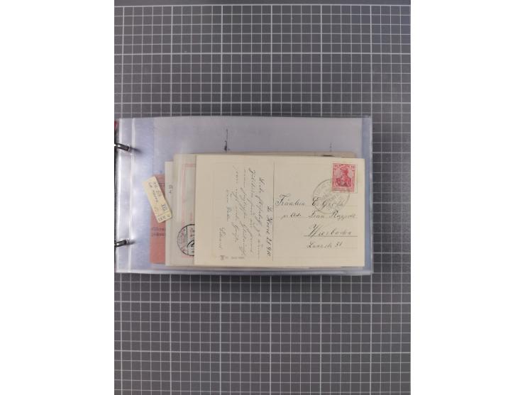 1891/1935 (ca.), umfangreiche Sammlung “DSP LINIE HAMBURG-SÜDAMERIKA I-LV” mit ca. 470 Briefen, Karten und GSK sowie wenigen 