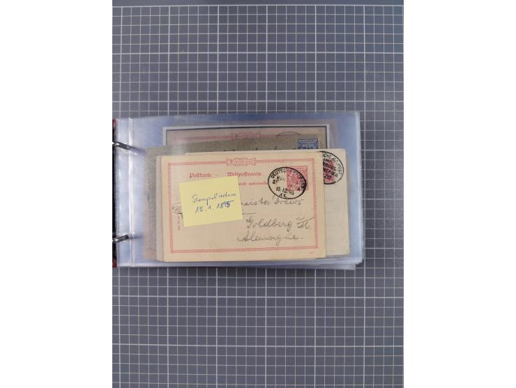 1891/1935 (ca.), umfangreiche Sammlung “DSP LINIE HAMBURG-SÜDAMERIKA I-LV” mit ca. 470 Briefen, Karten und GSK sowie wenigen 