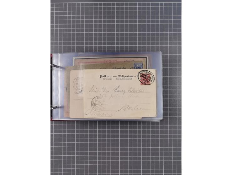 1891/1935 (ca.), umfangreiche Sammlung “DSP LINIE HAMBURG-SÜDAMERIKA I-LV” mit ca. 470 Briefen, Karten und GSK sowie wenigen 