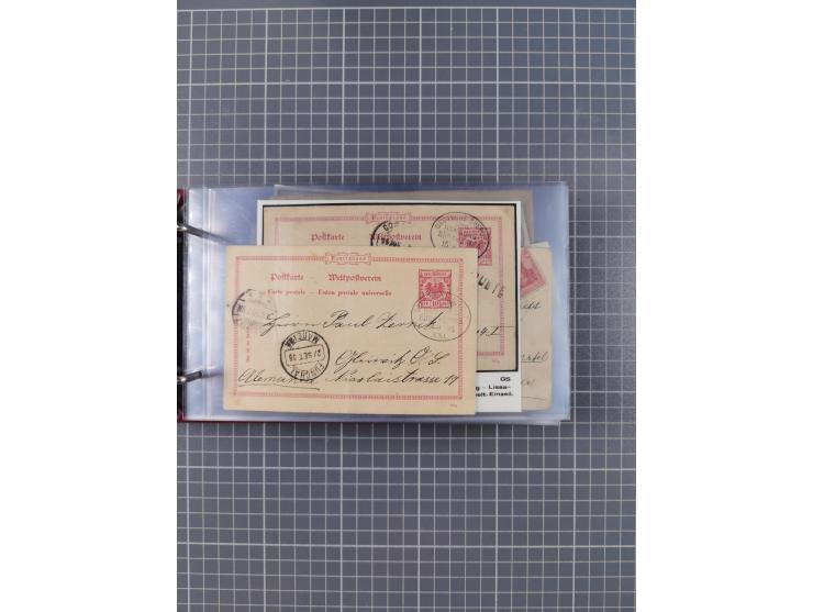 1891/1935 (ca.), umfangreiche Sammlung “DSP LINIE HAMBURG-SÜDAMERIKA I-LV” mit ca. 470 Briefen, Karten und GSK sowie wenigen 