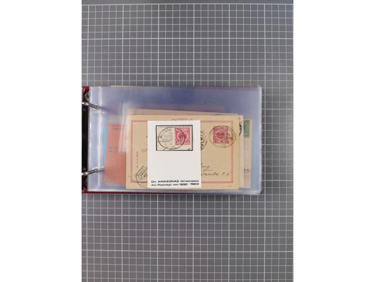 1891/1935 (ca.), umfangreiche Sammlung “DSP LINIE HAMBURG-SÜDAMERIKA I-LV” mit ca. 470 Briefen, Karten und GSK sowie wenigen 