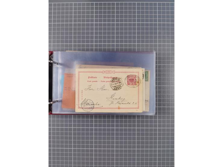 1891/1935 (ca.), umfangreiche Sammlung “DSP LINIE HAMBURG-SÜDAMERIKA I-LV” mit ca. 470 Briefen, Karten und GSK sowie wenigen 