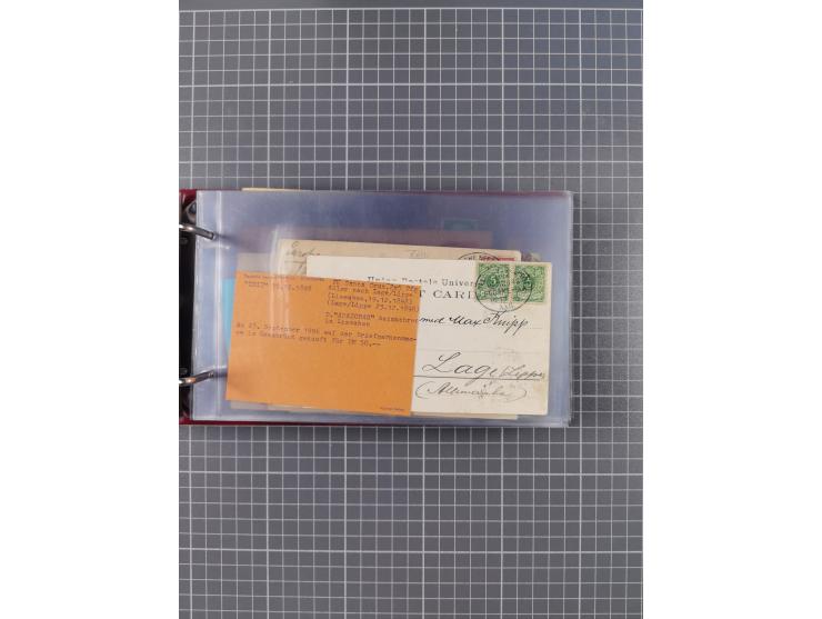 1891/1935 (ca.), umfangreiche Sammlung “DSP LINIE HAMBURG-SÜDAMERIKA I-LV” mit ca. 470 Briefen, Karten und GSK sowie wenigen 