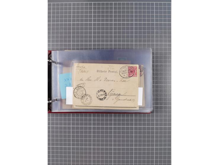 1891/1935 (ca.), umfangreiche Sammlung “DSP LINIE HAMBURG-SÜDAMERIKA I-LV” mit ca. 470 Briefen, Karten und GSK sowie wenigen 