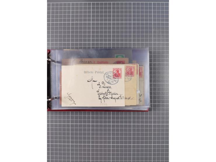 1891/1935 (ca.), umfangreiche Sammlung “DSP LINIE HAMBURG-SÜDAMERIKA I-LV” mit ca. 470 Briefen, Karten und GSK sowie wenigen 