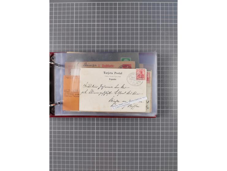 1891/1935 (ca.), umfangreiche Sammlung “DSP LINIE HAMBURG-SÜDAMERIKA I-LV” mit ca. 470 Briefen, Karten und GSK sowie wenigen 