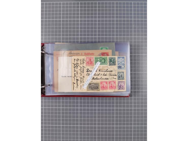 1891/1935 (ca.), umfangreiche Sammlung “DSP LINIE HAMBURG-SÜDAMERIKA I-LV” mit ca. 470 Briefen, Karten und GSK sowie wenigen 