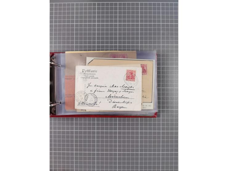 1891/1935 (ca.), umfangreiche Sammlung “DSP LINIE HAMBURG-SÜDAMERIKA I-LV” mit ca. 470 Briefen, Karten und GSK sowie wenigen 