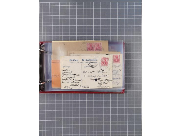 1891/1935 (ca.), umfangreiche Sammlung “DSP LINIE HAMBURG-SÜDAMERIKA I-LV” mit ca. 470 Briefen, Karten und GSK sowie wenigen 