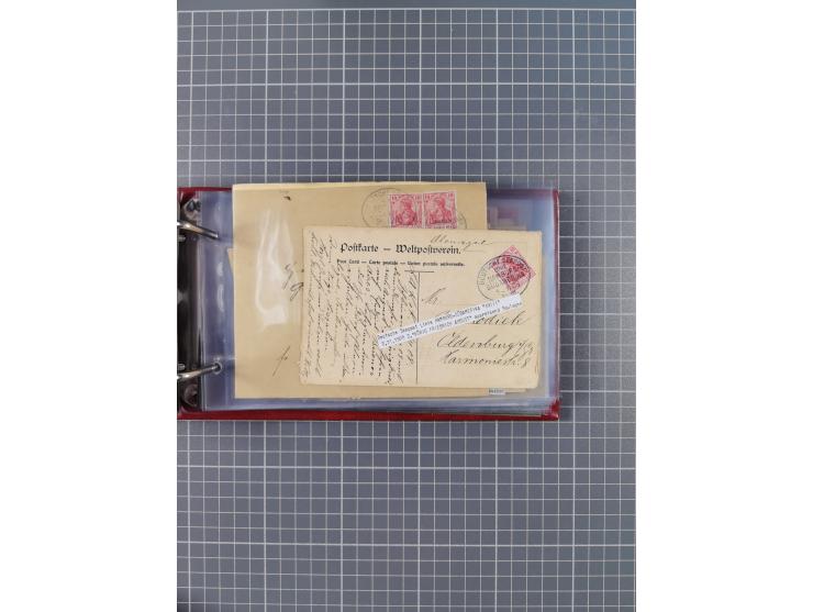 1891/1935 (ca.), umfangreiche Sammlung “DSP LINIE HAMBURG-SÜDAMERIKA I-LV” mit ca. 470 Briefen, Karten und GSK sowie wenigen 