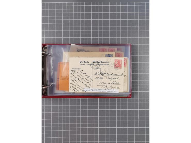 1891/1935 (ca.), umfangreiche Sammlung “DSP LINIE HAMBURG-SÜDAMERIKA I-LV” mit ca. 470 Briefen, Karten und GSK sowie wenigen 