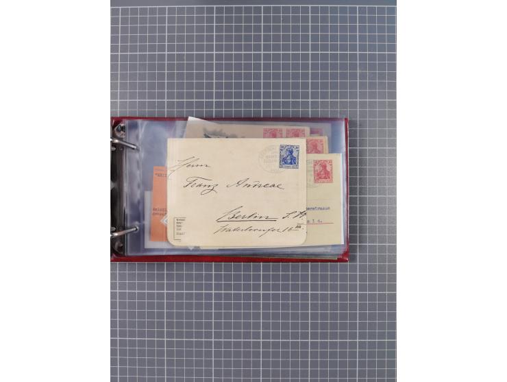 1891/1935 (ca.), umfangreiche Sammlung “DSP LINIE HAMBURG-SÜDAMERIKA I-LV” mit ca. 470 Briefen, Karten und GSK sowie wenigen 