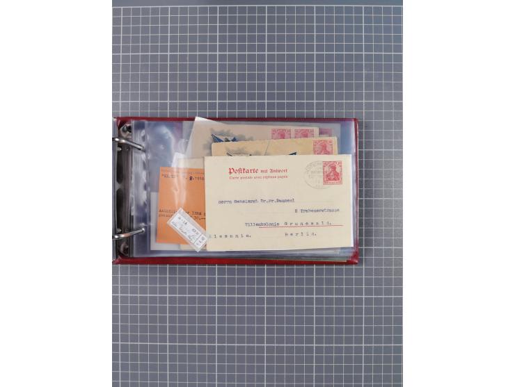 1891/1935 (ca.), umfangreiche Sammlung “DSP LINIE HAMBURG-SÜDAMERIKA I-LV” mit ca. 470 Briefen, Karten und GSK sowie wenigen 