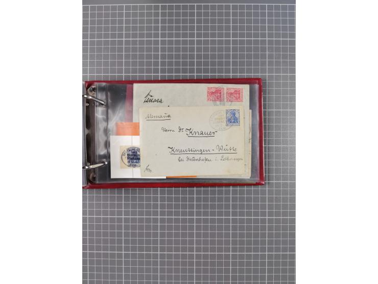 1891/1935 (ca.), umfangreiche Sammlung “DSP LINIE HAMBURG-SÜDAMERIKA I-LV” mit ca. 470 Briefen, Karten und GSK sowie wenigen 