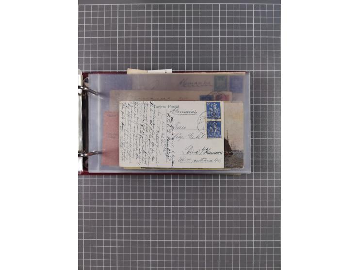 1891/1935 (ca.), umfangreiche Sammlung “DSP LINIE HAMBURG-SÜDAMERIKA I-LV” mit ca. 470 Briefen, Karten und GSK sowie wenigen 