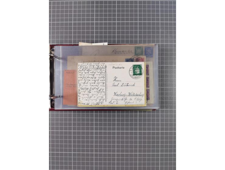 1891/1935 (ca.), umfangreiche Sammlung “DSP LINIE HAMBURG-SÜDAMERIKA I-LV” mit ca. 470 Briefen, Karten und GSK sowie wenigen 