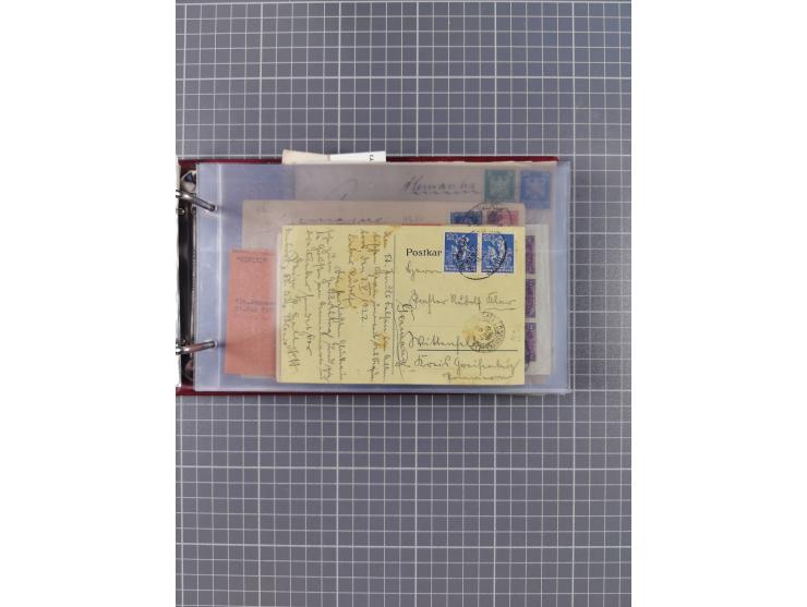 1891/1935 (ca.), umfangreiche Sammlung “DSP LINIE HAMBURG-SÜDAMERIKA I-LV” mit ca. 470 Briefen, Karten und GSK sowie wenigen 