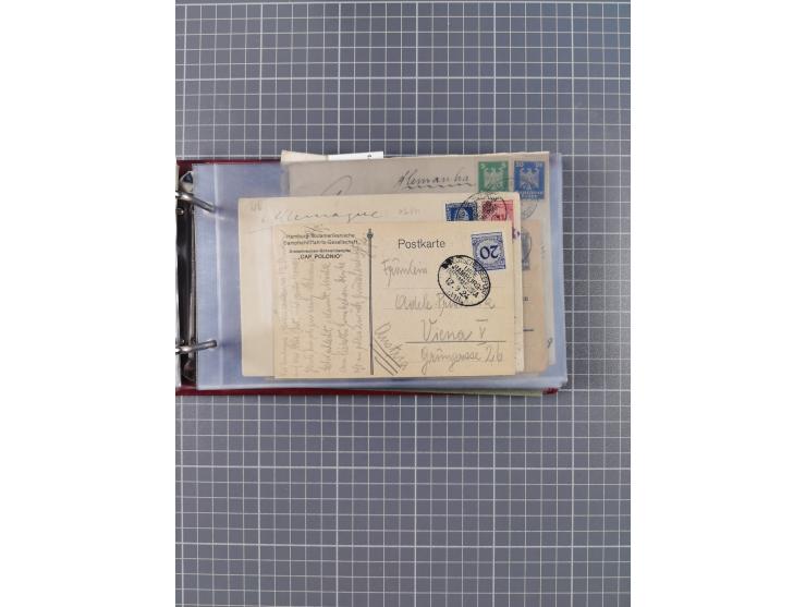 1891/1935 (ca.), umfangreiche Sammlung “DSP LINIE HAMBURG-SÜDAMERIKA I-LV” mit ca. 470 Briefen, Karten und GSK sowie wenigen 