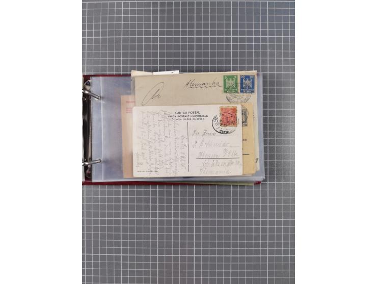 1891/1935 (ca.), umfangreiche Sammlung “DSP LINIE HAMBURG-SÜDAMERIKA I-LV” mit ca. 470 Briefen, Karten und GSK sowie wenigen 