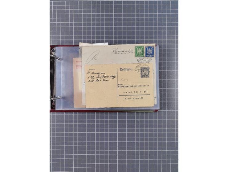 1891/1935 (ca.), umfangreiche Sammlung “DSP LINIE HAMBURG-SÜDAMERIKA I-LV” mit ca. 470 Briefen, Karten und GSK sowie wenigen 